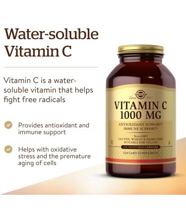 SOLGAR Vitamin C D & Zinc Bundle: Vitamin C 1000 mg 250 Vegetable Capsules + D3 (Cholecalciferol) 250 MCG (10 000 IU) 120 Softgels + Chelated Zinc 250 Tablets - Buy Online on GoSupps.com