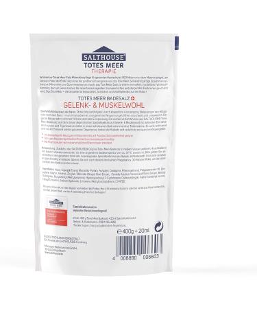 Salhouse Original Totes Sea Therapy - 8-Person Advantage Pack | Joint & Muscle Relief | 8x 400g + 20ml Special Bath Additive | Ideal for Muscle Tension & Deep Heat Regeneration - Buy Online on GoSupps.com