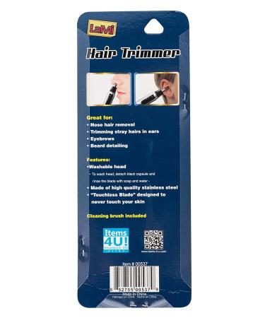 Items 4U Nose and Ear Hair Trimmer - Silver | Precision Grooming Tool for Men & Women - International Shipping Available - Buy Online on GoSupps.com