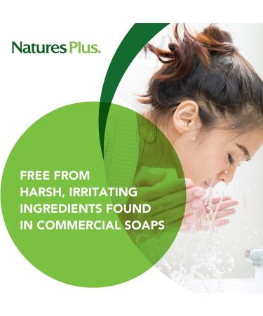 Nature's Plus Natural Beauty Cleansing Bar 3.5 oz - Gentle Vegan Soap for Radiant Skin - Buy Online on GoSupps.com