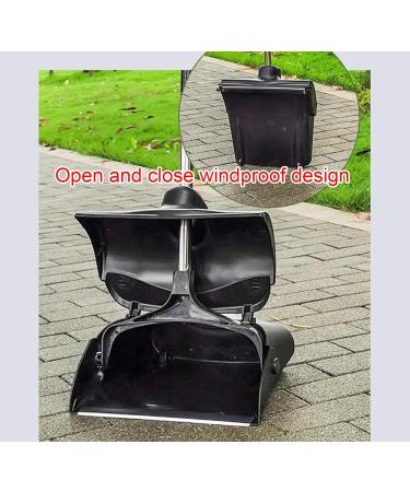 WHDEOY YJLYQF Dustpan and Brush Set Long Handled Tall 180 Degree Rotating Sweeping Brush Household Dust Pan with Comb Teeth for Indoor Outdoor Garden Home Room Kitchen Office Lobby - Buy Online on GoSupps.com