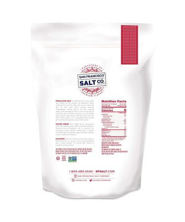 Sherpa Pink Himalayan Salt - 2 lb. Coarse Grain for Grinders - 2 Pound Bag (Pack of 1) - Buy Online on GoSupps.com