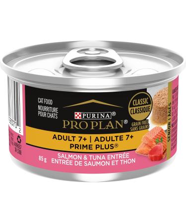 Pro Plan Senior Wet Cat Food Salmon & Tuna | Specialized Sensitive Skin & Stomach Artic Char Entr e (48 packs) - Buy Online on GoSupps.com