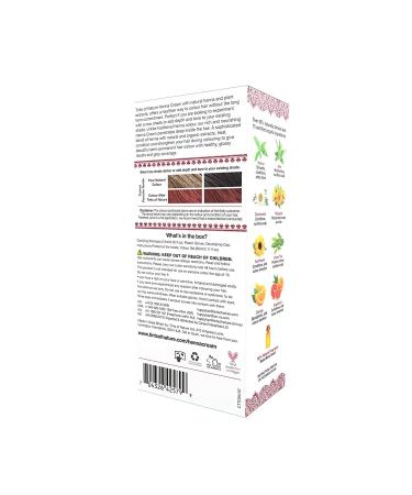 Natural Organic Henna Cream Hair Colour - Tints of Nature Red 70ml | Semi-Permanent Hair Dye - Buy Online on GoSupps.com