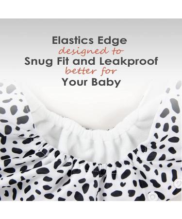 Wegreeco Washable Reusable Baby Cloth Pocket Diapers 5 Pack + 5 Bamboo Inserts - Animal Party Theme - Buy Online on GoSupps.com