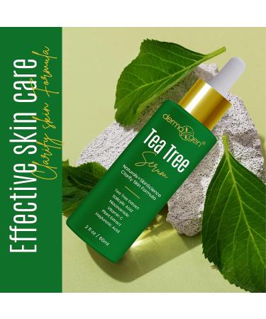 DERMAXGEN Instant Face Lift Cream & Tea Tree Serum Lightweight Skincare Duo with Botanical Ingredients for a Smoother Refreshed Look - Buy Online on GoSupps.com