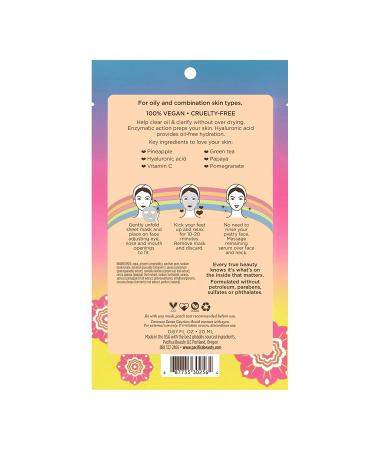 Pacifica Pineapple & Hyaluronic Mattify Facial Mask - 0.67 fl oz (1 Mask) - Buy Online on GoSupps.com