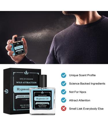 Pheromone Cologne For Men Hypnosis 2.0 Cologne For Men Pheromone Perfume Mens Cologne Feromonas Perfume For Men Cologne Men's Cologne 1.7oz - Buy Online on GoSupps.com
