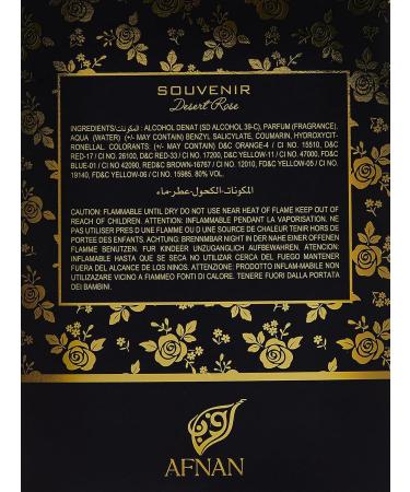 Afnan Souvenir Desert Rose Eau De Parfum for Women 3.4 Fl. Oz - Buy Online on GoSupps.com