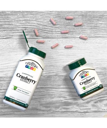 21st Century Cranberry Extract 200 Veggie Caps | Standardized High-Potency Supplement - Buy Online on GoSupps.com