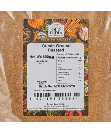 Old India Cumin Ground Roasted 500g - Premium Quality Spice Blend - Buy Online on GoSupps.com