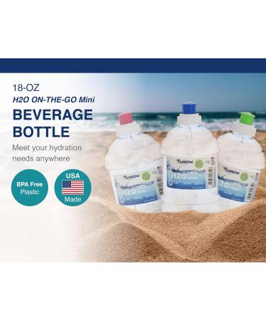 Arrow H2O On The Go 18 fl oz Mini Water Bottle 6 Pack - BPA Free, Made in USA - Ideal for School & Sports Practice - Buy Online on GoSupps.com
