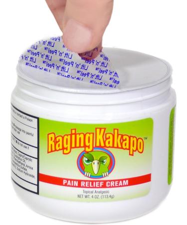Raging Kakapo Pain Relief Cream - Fast Relief for Sore Muscles & Joint Pain with Histamine Dihydrochloride, Capsaicin, Emu Oil, Arnica & More - Buy Online on GoSupps.com