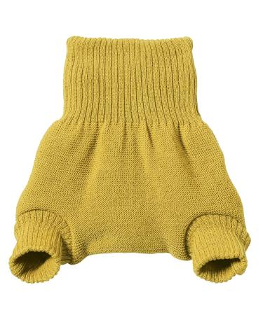 Disana Baby Wool Nappy Trousers Merino Virgin Wool in Bright Colours (6-12 mo (74/80) Curry) 74-80 Curry