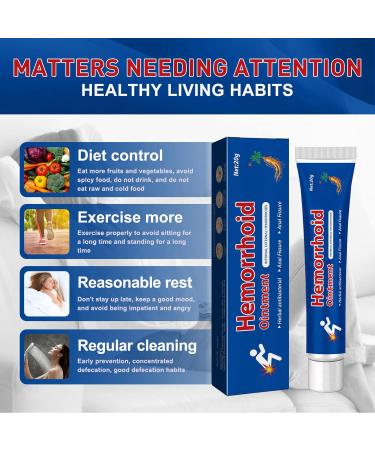 2 Pcs Hemorrhoid Cream Hemorrhoid Cream Body Creams Soothing Itching Burning Symptom Treatment Ointment Herbal Soothing Itching Ointment - Buy Online on GoSupps.com
