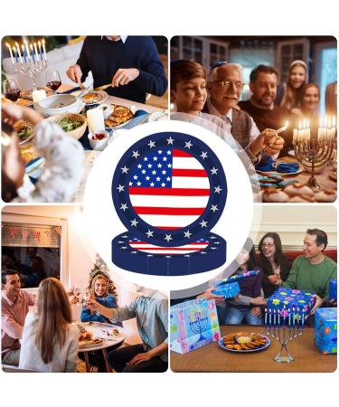 Shakven Flag Paper Plates Memorial Day Pride Paper Plates | Independence Day & Tableware Decorations Red White Blue Paper Plates 24 9-inch Plates - Buy Online on GoSupps.com