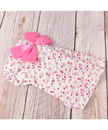 Puppy Dog Tutu Dress - Princess Wedding Dress Adorable Floral Sundress with Bowknot for Chihuahua Shih Tzu Yorkshire Terriers - Size M (Pink) - Buy Online on GoSupps.com