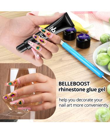 Super Strong 30ml Nail Rhinestone Glue Gel Set - Professional and Home Use - Buy Online on GoSupps.com