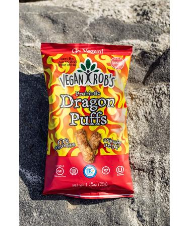 Vegan Rob's Probiotic Dragon Puffs 21 Oz - Pack of 6 - Buy Online on GoSupps.com