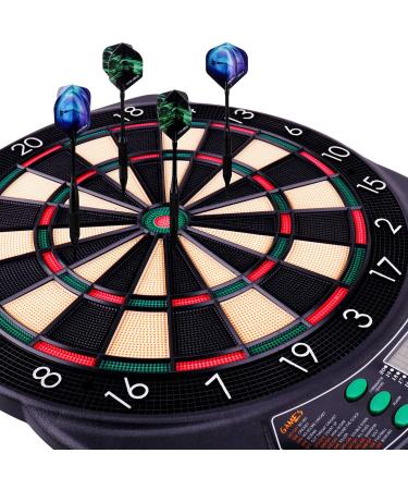 WIN.MAX Electronic Soft Tip Dart Board Set with LCD Display - 12 Darts Included - Buy Online on GoSupps.com