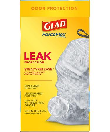Glad ForceFlex 13 Gallon Trash Bags with Febreze Freshness - 80 Count - Buy Online on GoSupps.com