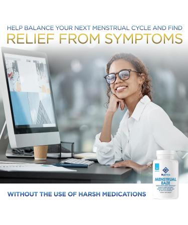 NuEthix Menstrual Eaze Dietary Supplement - Hormone Symptom Relief - 30 Servings - Buy Online on GoSupps.com