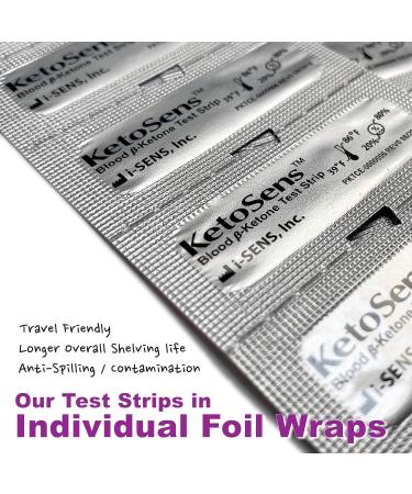 KetoSens Blood Ketone Monitoring Starter Kit with Bluetooth | Ideal for Keto Diet | Includes Meter, 10 Test Strips, Control Solution, Lancing Device, Lancets & Travel Case - Buy Online on GoSupps.com