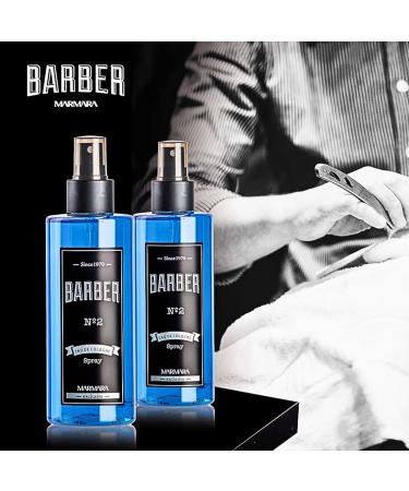 Marmara Barber Cologne - Best Choice of Barbers and Traditional Shaving Fans No:2 Series (250ml x 3 Bottles) - Buy Online on GoSupps.com
