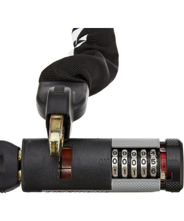 Kryptonite Kryptolok 912 9.5mm Combo Chain Bike Lock - Black | Durable Security Solution - Buy Online on GoSupps.com