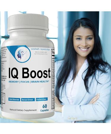 nutra4health IQ Boost Smart Pill Optimal Cognitive Support Brain Omega Original Nootropic Pills Capsules - Buy Online on GoSupps.com