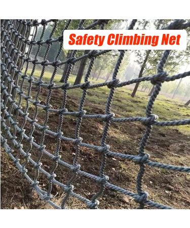 Climbing Net Heavy Duty Rope Cargo Net Tree House Climbing Safety Net Stair Balcony Railing Protection Net Outdoor Playground Nets(Size:2 * 2m(6.6 * 6.6ft)) () - Buy Online on GoSupps.com