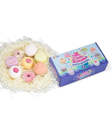 Dessert Bath Bombs Set - 8 Pack Bubble Bath Fizzies SPA Gift Set for Kids | Perfect Birthday, Christmas, Easter Gift - Buy Online on GoSupps.com
