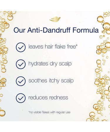 Dove DermaCare Scalp Anti Dandruff Shampoo - Dry Scalp Relief with Pyrithione Zinc 12 oz - Buy Online on GoSupps.com
