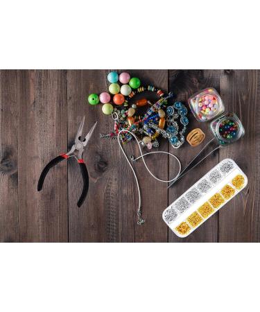 Paxcoo 1200Pcs Jump Rings & Lobster Clasps Kit with Pliers - Silver and Gold Jewelry Findings Set - Buy Online on GoSupps.com