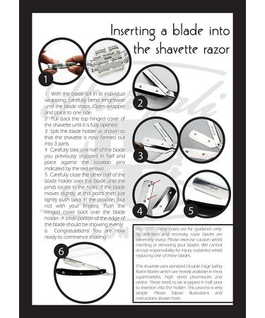 Buy Maroon Folding Barber Shavette Razor - Straight Cut Throat Razor for Men with Leather Pouch & Box | International Shipping Available - Buy Online on GoSupps.com