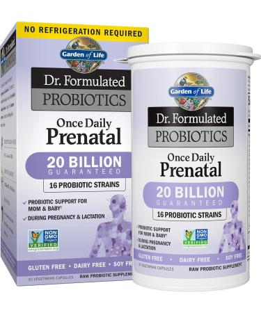 Garden of Life Women s Prenatal Multivitamin with Vitamin D3 B6 B12 C & Iron & - Dr. Formulated Probiotics Once Daily Prenatal - Buy Online on GoSupps.com