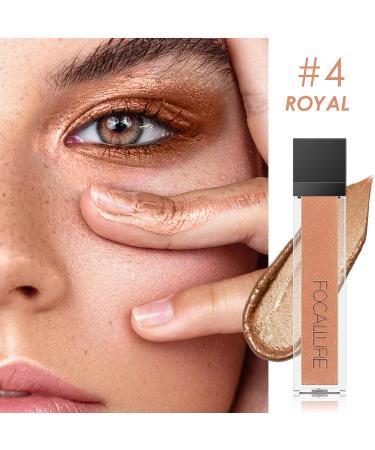 FOCALLURE 2PCS Liquid Glitter Eyeshadow Set - Long Lasting, Waterproof, High Pigmented Metallic Shimmer Eye Makeup - Buy Online on GoSupps.com