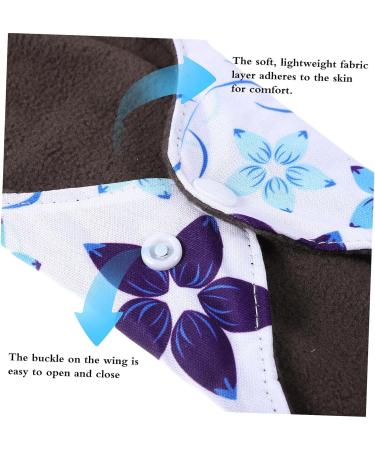 Lurrose 7pcs Women's Reusable Panties & Pads Set | Washable Menstrual Cloth & Bamboo Charcoal Liners with Storage Bag - Buy Online on GoSupps.com