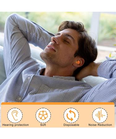 800 Pair Foam Ear Plugs - Bulk Noise Cancelling 32dB Disposable Hearing Protection for Sleep Snoring Concerts & Shooting - Buy Online on GoSupps.com