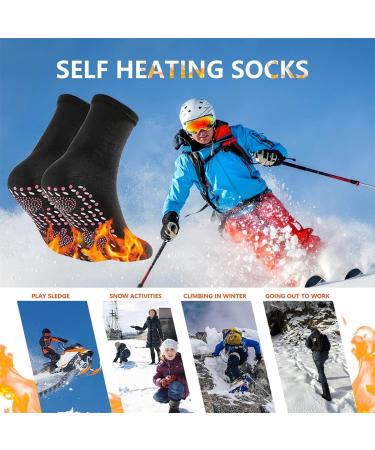 Qywt Turmalin Slimming Health Socks | Compression & Magnetic Self-Warming Foot Massage Socks for Men & Women - Black - Buy Online on GoSupps.com