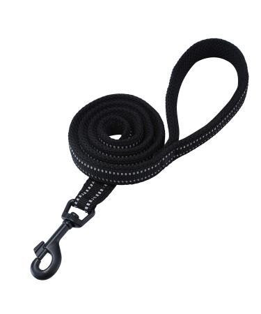 Dog Leash Pet Durable Leash Strap Padded for Puppy Pet Leash Rope 1.1 m (1 Pack) Black