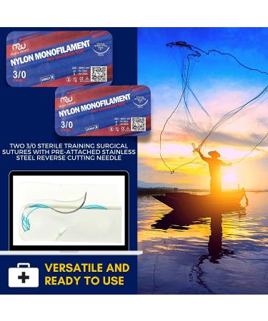 Advanced Sterile Suture Tool Kit - First Aid Field Emergency Practice Thread with Needle Disposable Clinical Rotation Stapler Training - Wound Closure & Veterinary Use - Buy Online on GoSupps.com