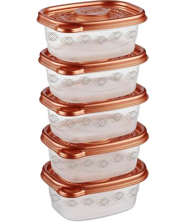 GladWare Design Series Food Storage Containers 9 Oz  5 Ct | Small Snack Containers for Snacks & Small Meals  Food Storage from Glad | Glad Plastic Food Containers with Lids  Plastic Food Storage 9 oz - 5 Count - Buy Online on GoSupps.com