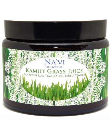 Organic Raw Kamut (Wheat) Grass Juice Powder - Premium Grade & Organic Certified (250 Grams) 250 g (Pack of 1)