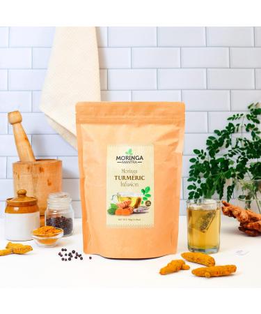 Moringa Mantra Moringa Turmeric Herbal Tea Infusion 50 Enveloped Tea Bags Organically Grown Moringa - Buy Online on GoSupps.com