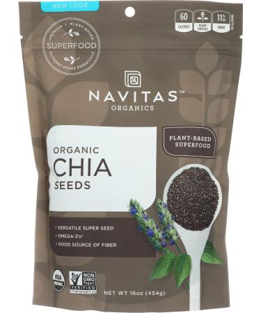 Navitas Organics Organic Chia Seeds 16 oz (454 g)