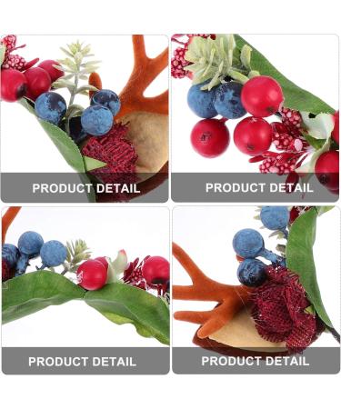 FRCOLOR Christmas Reindeer Antlers Headband Deer Antler Hair Band Cat Ears Hair Hoop Headpiece Party Favors - Buy Online on GoSupps.com