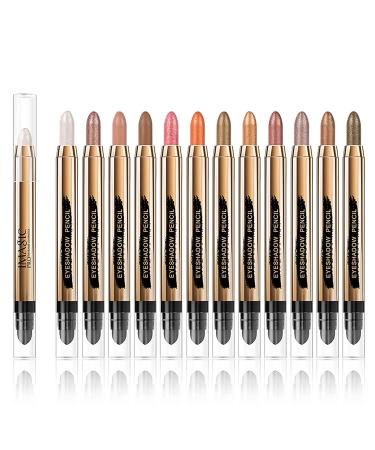 Wismee Cream Eyeshadow Stick - Waterproof Matte Nude Eye Shadow Pen | Brightener Highlighter Makeup Stick - Buy Online on GoSupps.com