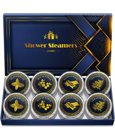 Steamers de Douche Artisanaux 8 Boules Effervescentes Parfum es pour Spa Maison Pamplemousse Past que Vanille Menthe Poivr e Citron Romarin Lavande Eucalyptus