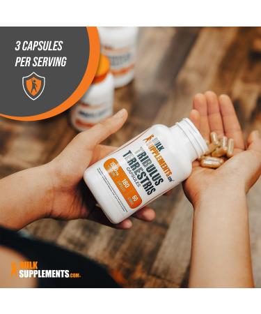 Premium Tribulus Terrestris Capsules - 1500mg Extract, 180 Count - for Men & Women - BULKSUPPLEMENTS.COM - Buy Online on GoSupps.com